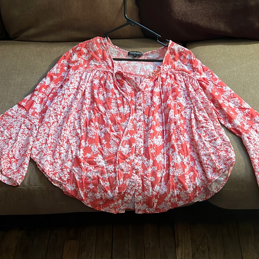Beautiful salmon colored blouse